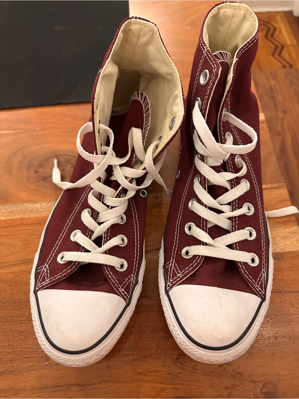 Converse Chuck Taylor All Star High Top Sneakers - Maroon Women 9.5 Men 7.5
